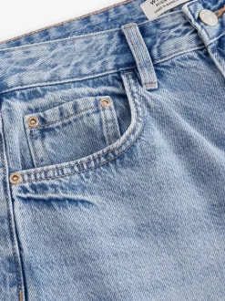 Jeans|Next Normaal blauw - Jeans met wijde pijpen
