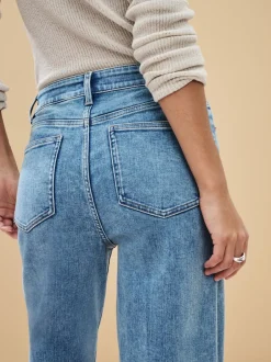 Jeans*Next - Jeans met wijde pijpen Normaal blauw