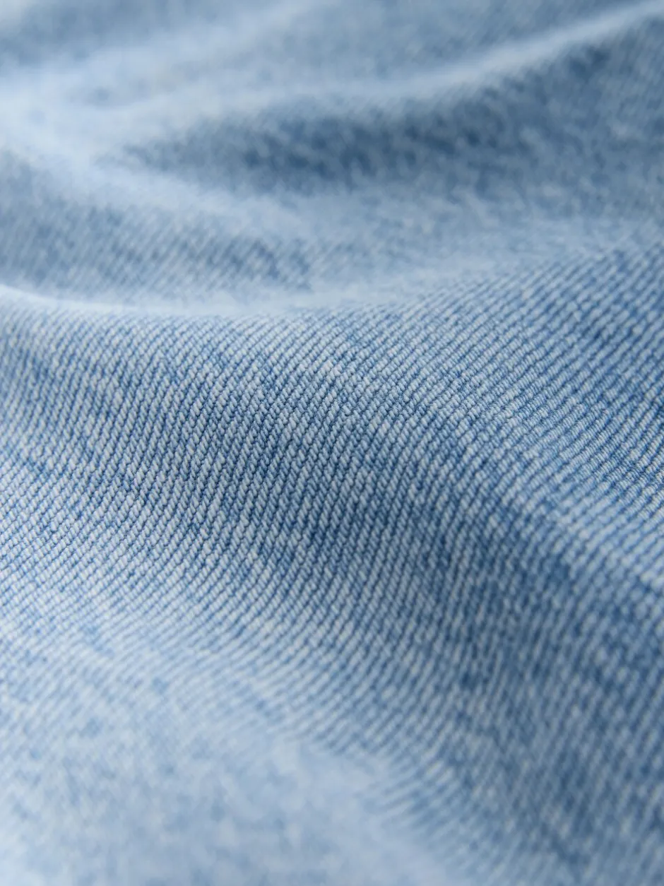 Jeans*Next Normaal blauw - Jeans met zandloperpasvorm en wijde pijpen