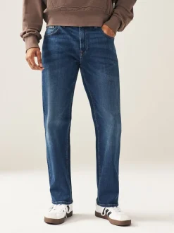 Jeans|Next Normaal blauw - Klassieke stretchy Jeans met relaxed fit