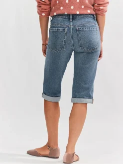 Shorts*Next - Knielange Bermuda denim shorts Normaal blauw