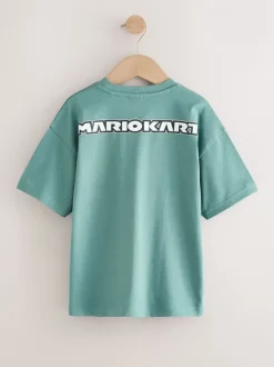 T-Shirts|Tops*Next - Mario Gaming T-shirt (3-16jaar) Normaal blauw