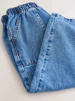 Jeans*Next - Pullon Barrel Jeans (3-16yrs) Normaal blauw
