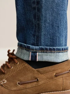 Jeans*Next - Slim Fit - Signature Selvedge Denim Jeans Normaal blauw