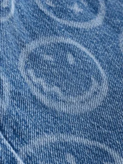 Jeans|Next Normaal blauw - SmileyWorld® Pullon Barrel Jeans (3-16yrs)