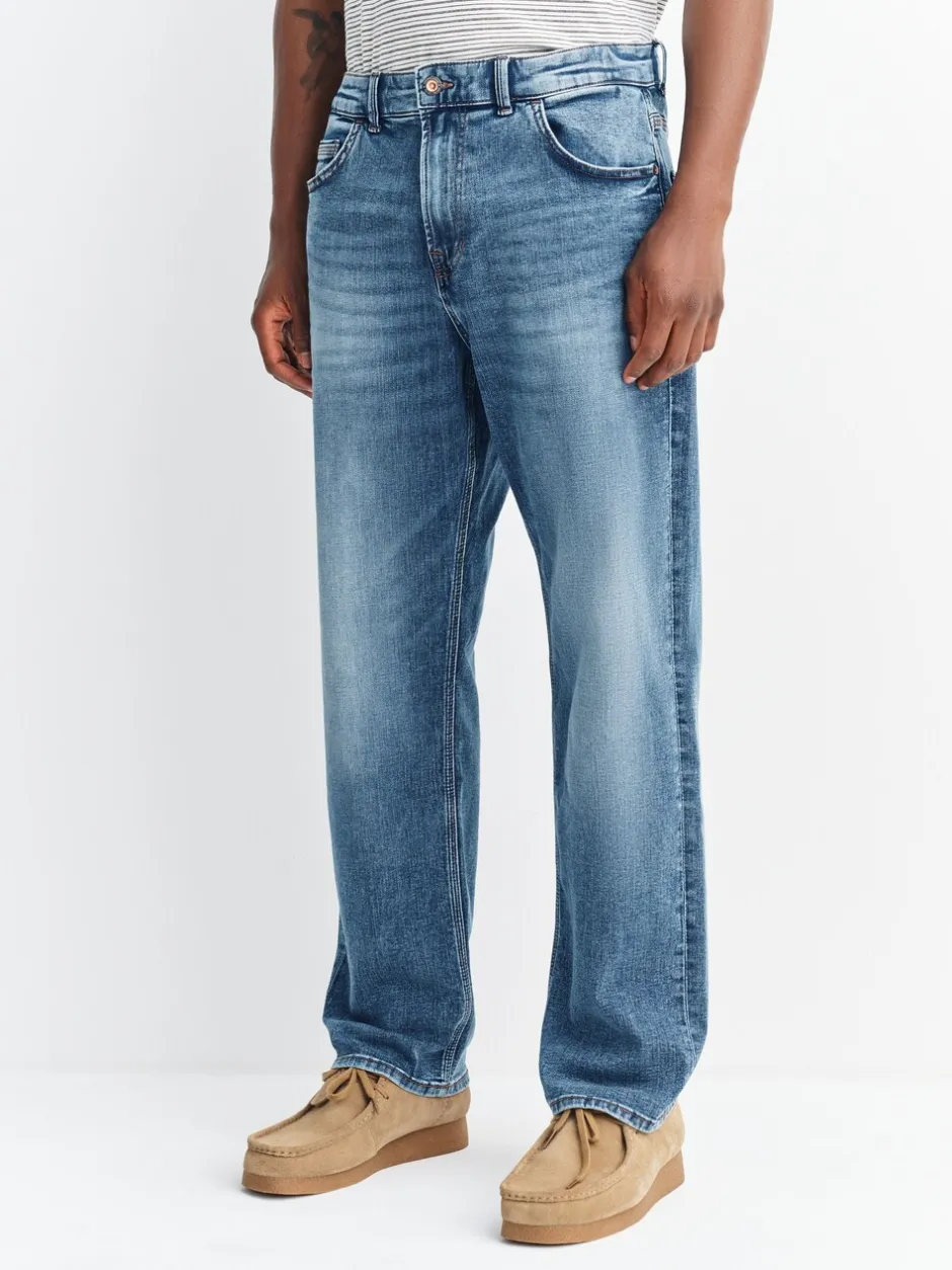 Jeans*Next - Straight fit - Authentieke stretch denim jeans Normaal blauw