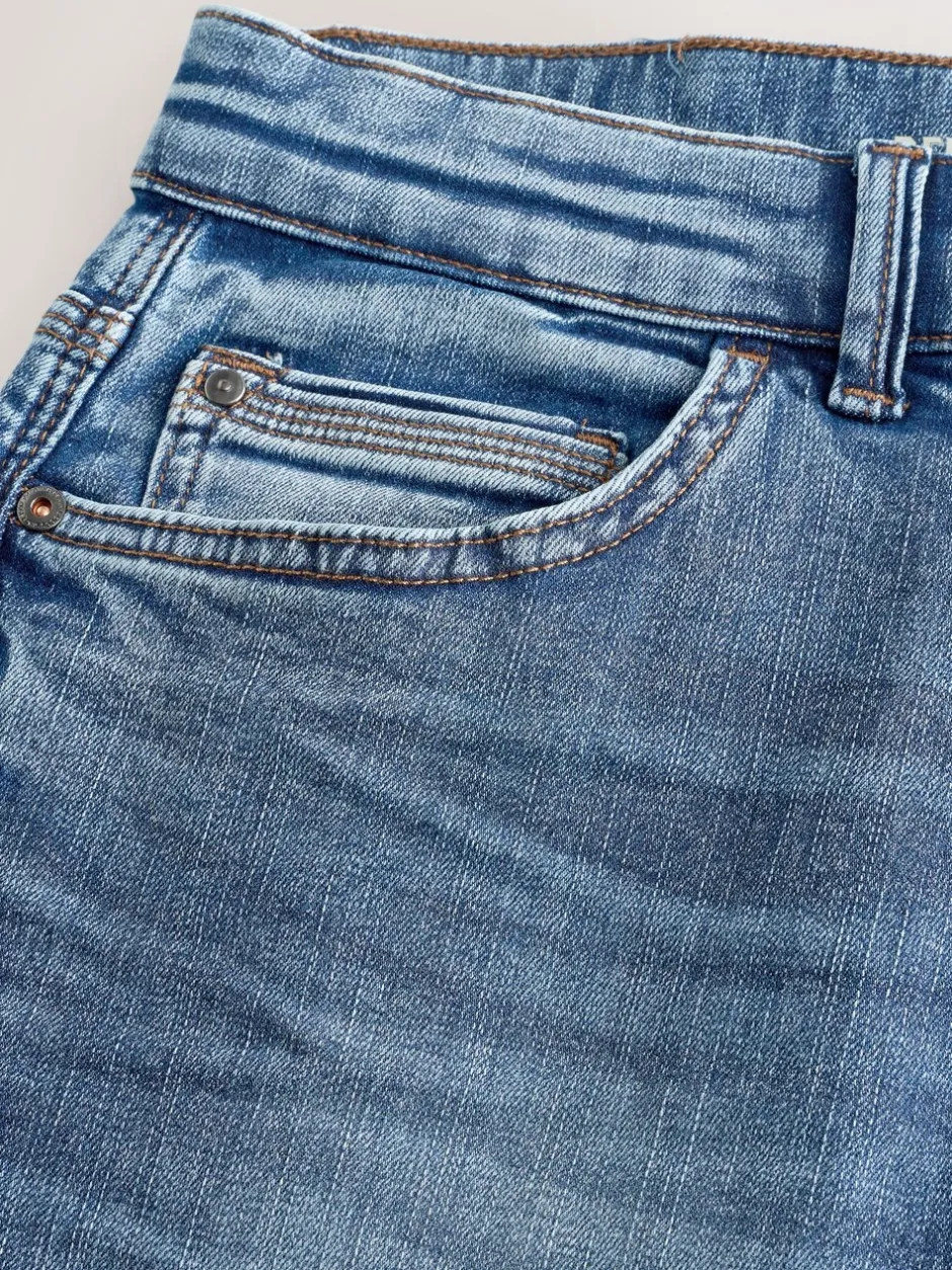 Jeans*Next - Straight fit - Authentieke stretch denim jeans Normaal blauw