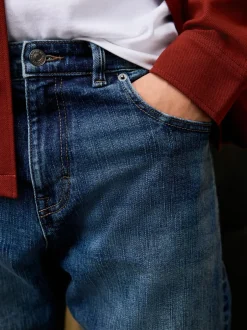 Jeans|Next - Straight fit - Signature Selvedge Denim Jeans Normaal blauw