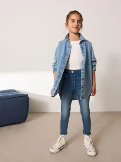 Jeans|Next - Stretchleggings (3-16 jr) Normaal blauw