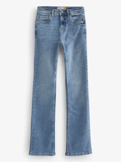 Jeans*Next Normaal blauw - Superzachte bootcut-jeans