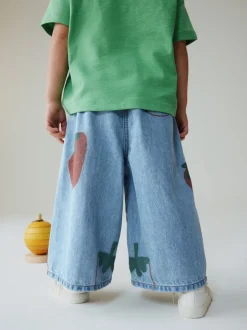 Broeken En Leggings|Next Normaal blauw - Tomato Printed Jeans (3mths-7yrs)