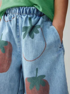 Broeken En Leggings|Next Normaal blauw - Tomato Printed Jeans (3mths-7yrs)