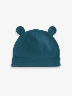 Mutsjes En Antikrabwantjes|Mutsen, Handschoenen En Sjaals|Next Normaal blauw - Verpakking van 3 baby mutsen van 100% katoen (0-18mnd)