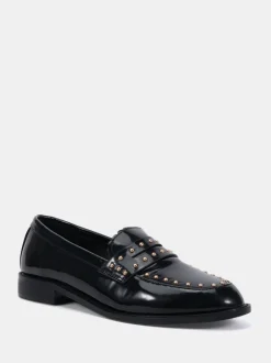 Lage Schoenen|Novo CARMELLA Stud Detail Loafers