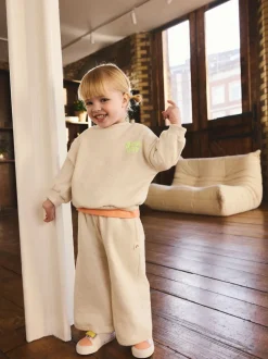 Truien En Breisels|Sweaters En Hoody´S*Next - Sweatshirt met ronde hals (3 mnd-7 jr) Oatmeal Nep Good Day