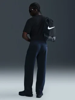 Joggingbroeken*Nike - Club Fleece joggingbroek met wijde pijpen Obsidiaan