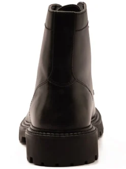 Boots|Off The Hook Donnie Leather Lace-Up Combat Ankle Boots