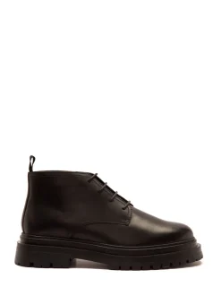 Boots*Off The Hook Hardrock Leather Lace-Up Chukka Ankle Boots
