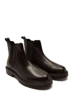 Boots*Off The Hook Ozzy High Heel Leather Ankle Chelsea Boots