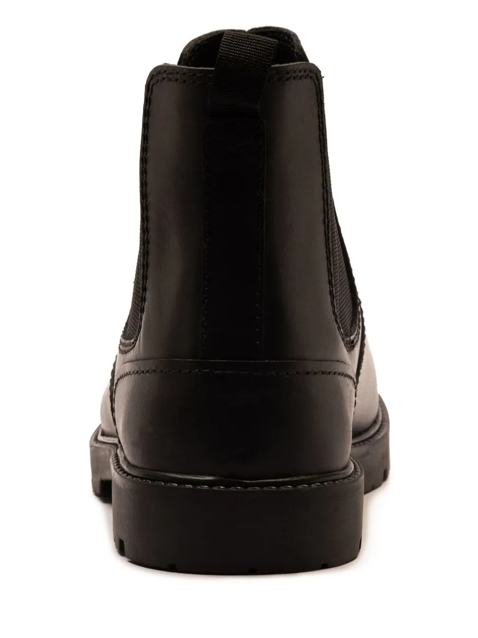 Boots*Off The Hook Vader leren Formeel Chelsea Boots