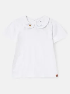 Overhemden En Blouses|Angel & Rocket - Emily Peter Pan Collar Blouse Off White