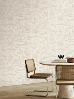 Behang*Ohpopsi Kaiwa 10M Wallpaper Lace White