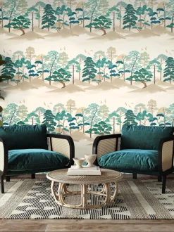 Behang|Ohpopsi Kigi 10M Wallpaper Peacock Mix