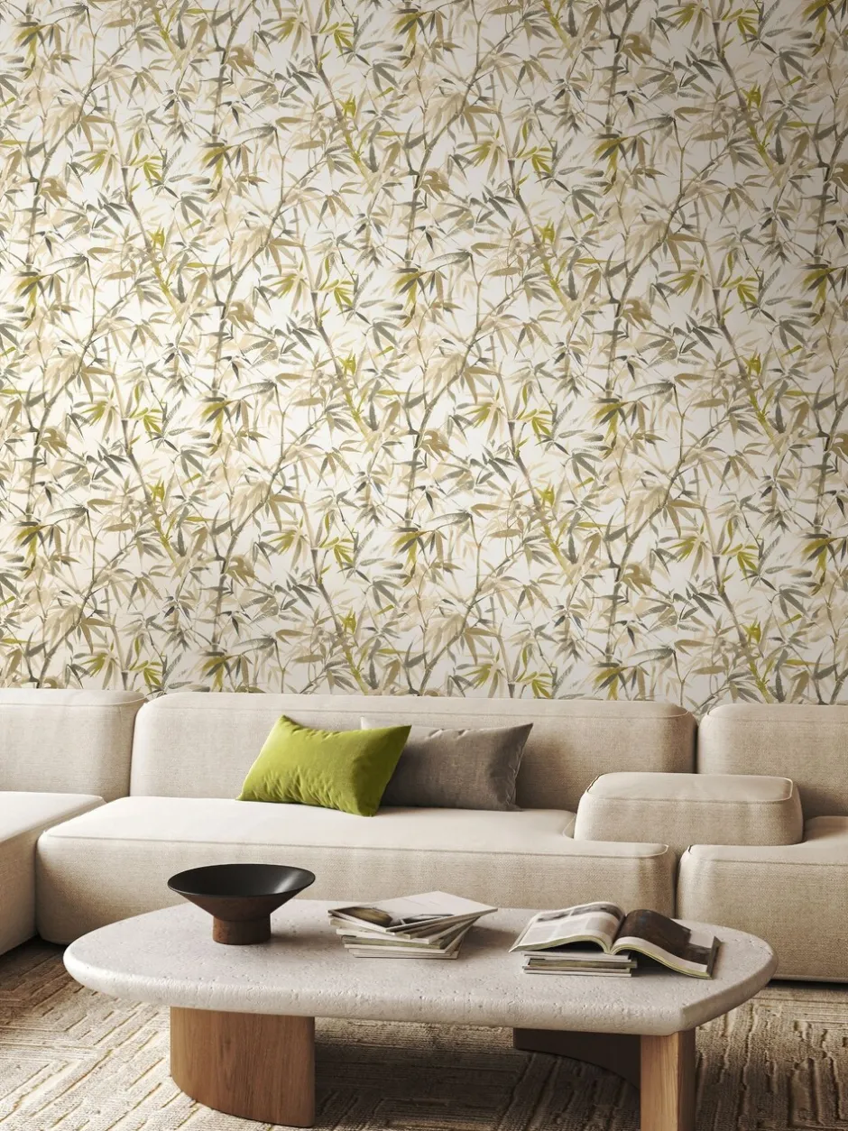 Behang|Ohpopsi Shadow Bamboo 10M Wallpaper