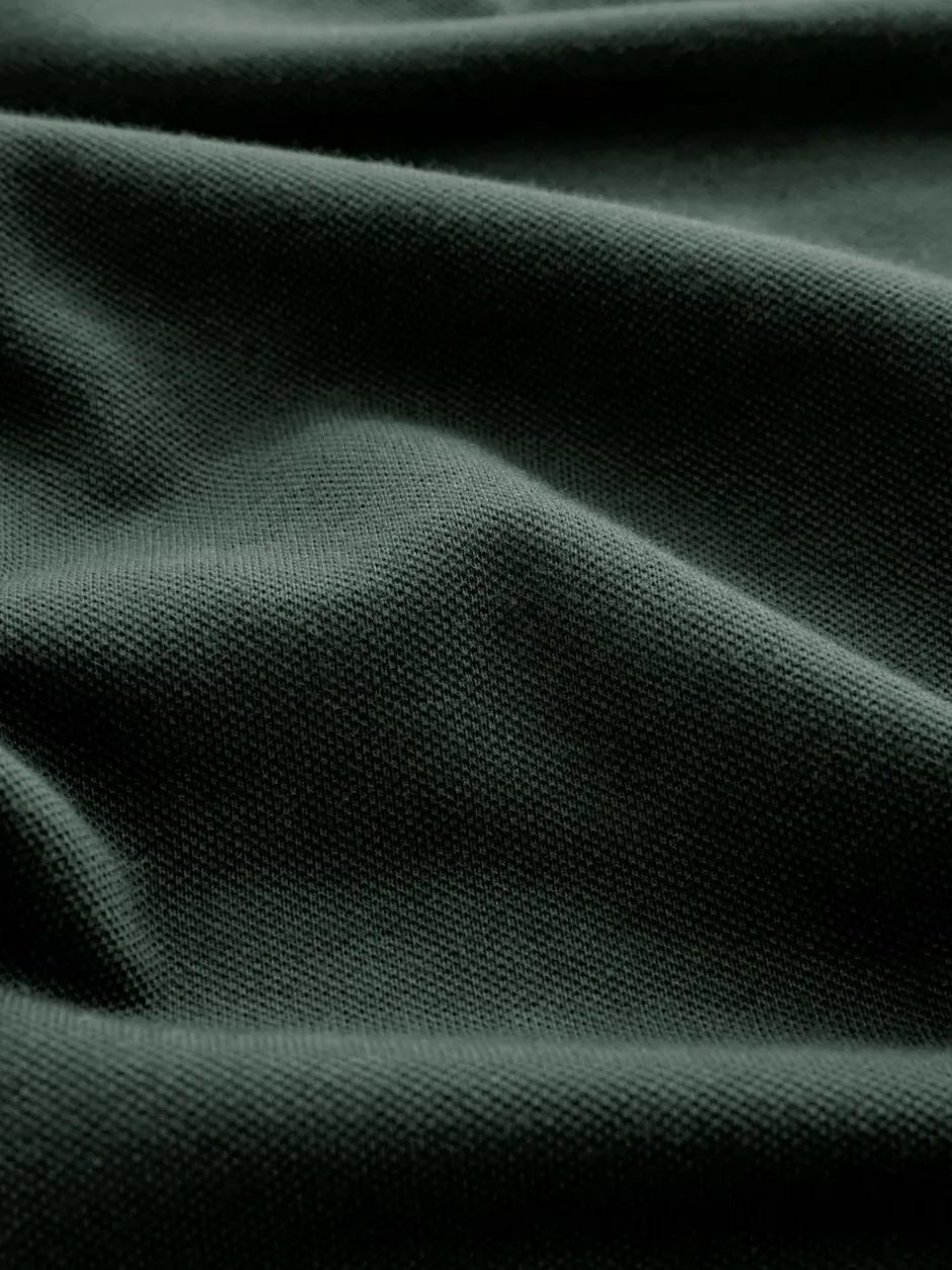 Poloshirts|T-Shirts En Hemden*Next Olijfgroen - Normale Pasvorm - Piqué poloshirt met korte mouwen