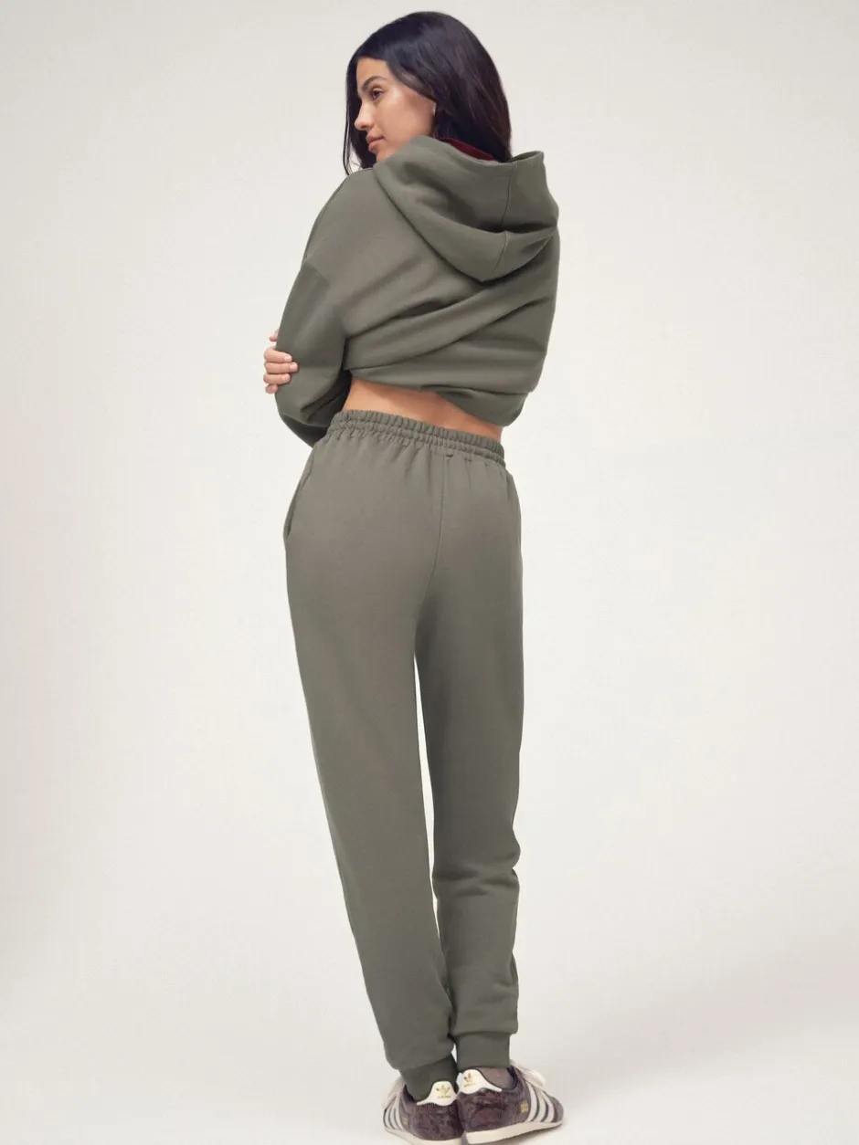 Leggings En Joggingbroeken*OSIA - Cuffed Joggers Olijfgroen