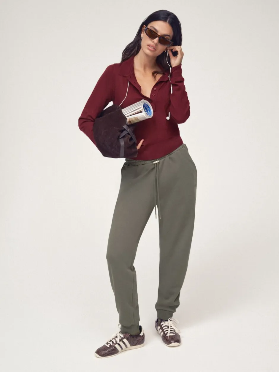 Leggings En Joggingbroeken*OSIA - Cuffed Joggers Olijfgroen