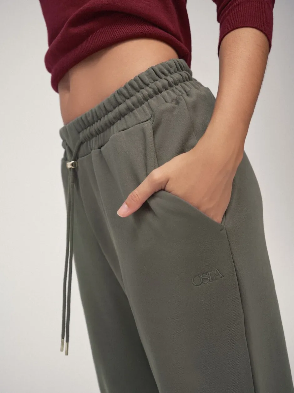 Leggings En Joggingbroeken*OSIA - Cuffed Joggers Olijfgroen