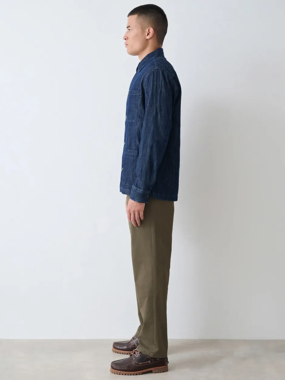Broeken En Chino's|Next Olijfgroen - Straight fit - Stretchy chino