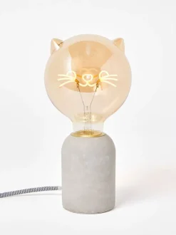 Lampenkappen|Verlichting*Oliver Bonas Pierre the Cat Light Bulb