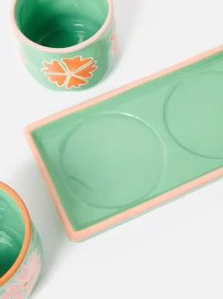 Vazen*Oliver Bonas Set of 3 Flor Mini Plant Pots