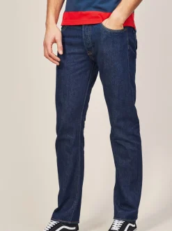 Jeans*Levi's One wash marineblauw met wassing - ® 501® Original jeans
