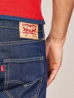 Jeans*Levi's One wash marineblauw met wassing - ® 501® Original jeans