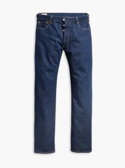 Jeans*Levi's One wash marineblauw met wassing - ® 501® Original jeans