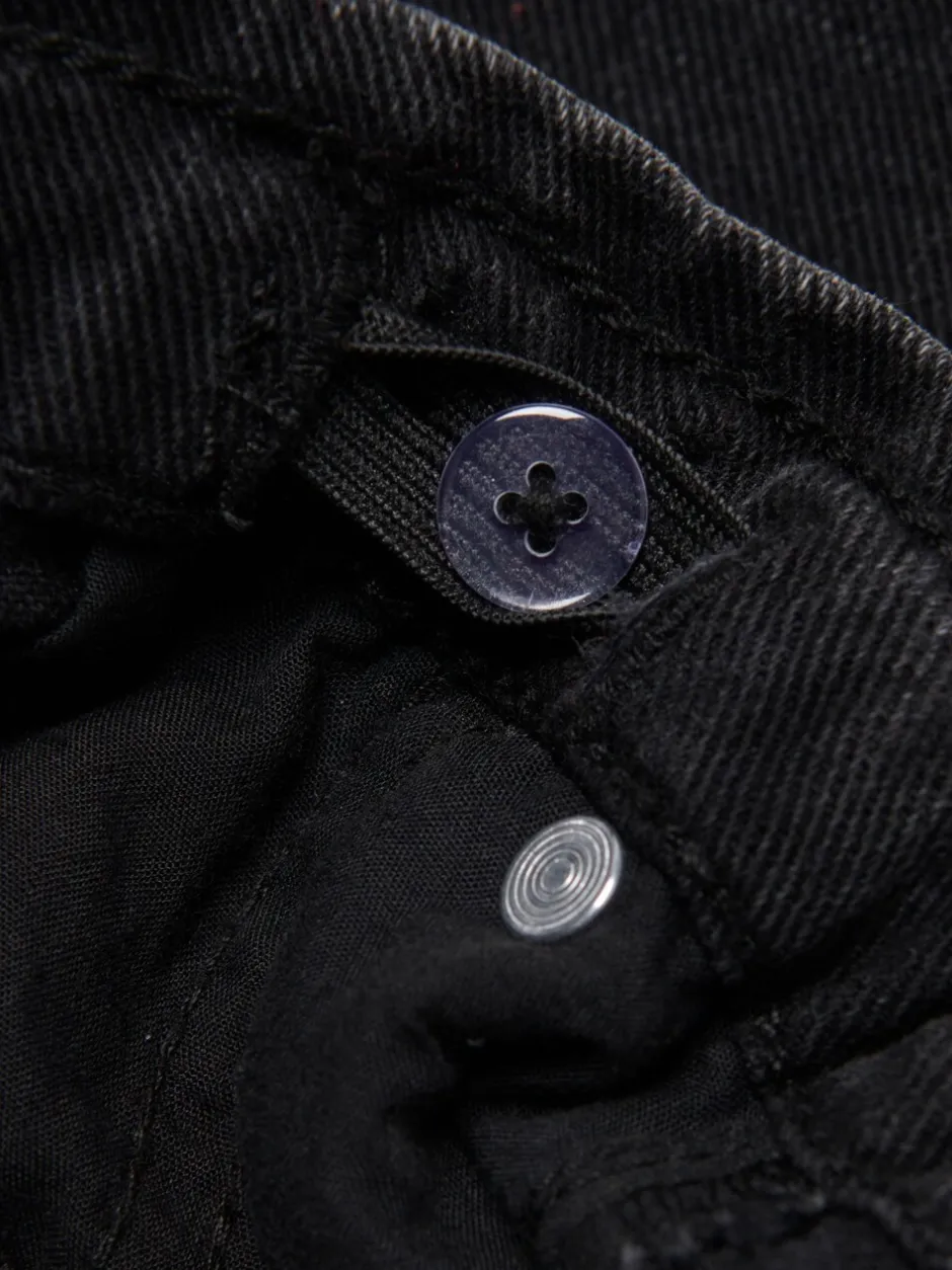 Jeans|ONLY KIDS ONLY - Cropped kinderjeans met wijde pijpen