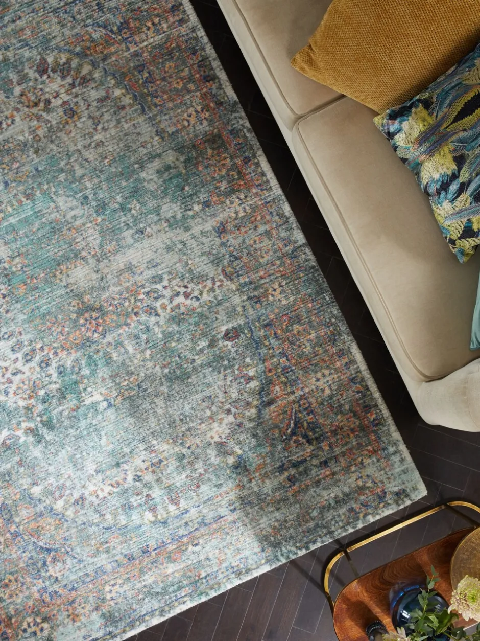 Vloerkleden En Lopers|Vloerkleden En Lopers|Next Oosters Emporium tapijt Blauwgroen