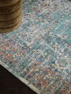 Vloerkleden En Lopers|Vloerkleden En Lopers|Next Oosters Emporium tapijt Blauwgroen