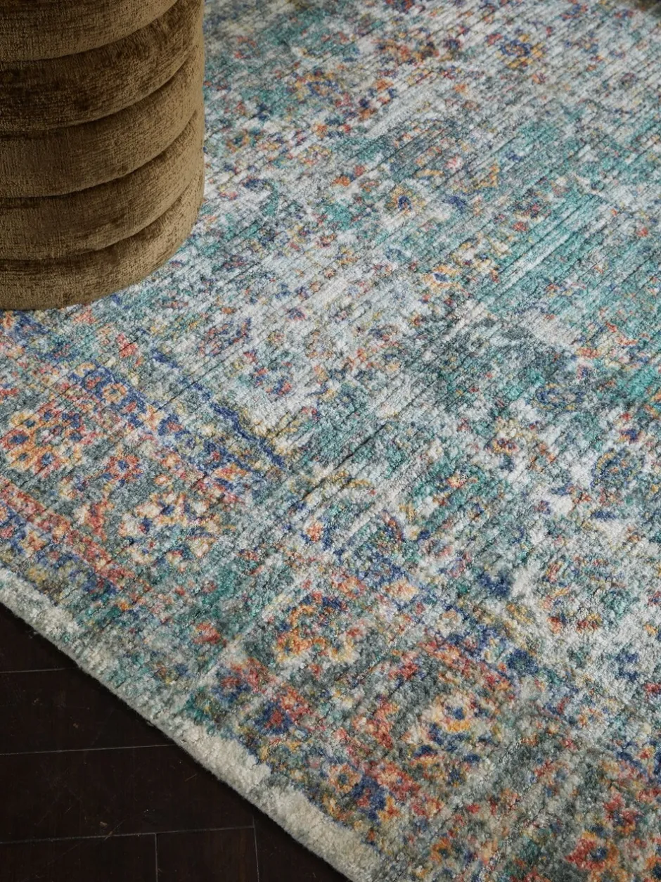 Vloerkleden En Lopers|Vloerkleden En Lopers|Next Oosters Emporium tapijt Blauwgroen
