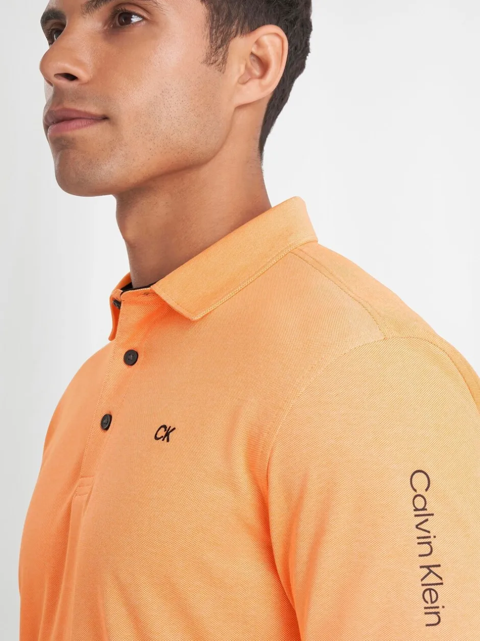 Poloshirts*Calvin Klein Golf Oranje - Uni poloshirt