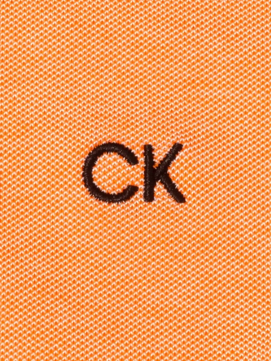 Poloshirts*Calvin Klein Golf Oranje - Uni poloshirt
