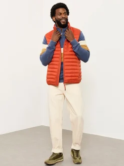 Jassen En Jacks*Fat Face - FatFace Padded Gilet Oranje