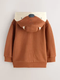Truien En Breisels|Sweaters En Hoody´S|Next Oranje - Hoodie met ritssluiting (3 mnd-7 jr)
