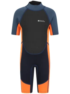 Badkleding*Mountain Warehouse - Kids Shorty 2.5/2mm Wetsuit Oranje