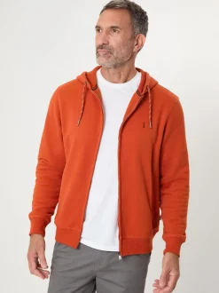 Sweaters En Hoody´S|Sweaters En Hoody´S*Saltwell - Zip Through Hoodie Oranje