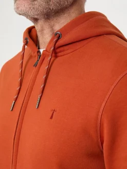 Sweaters En Hoody´S|Sweaters En Hoody´S*Saltwell - Zip Through Hoodie Oranje