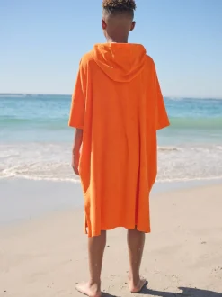 Badkleding*Next - Towelling Poncho (3-16yrs) Oranje